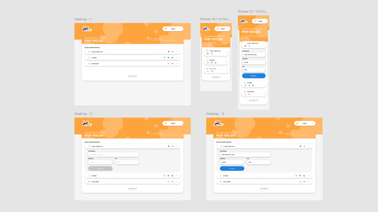Payborit payment gateway interface